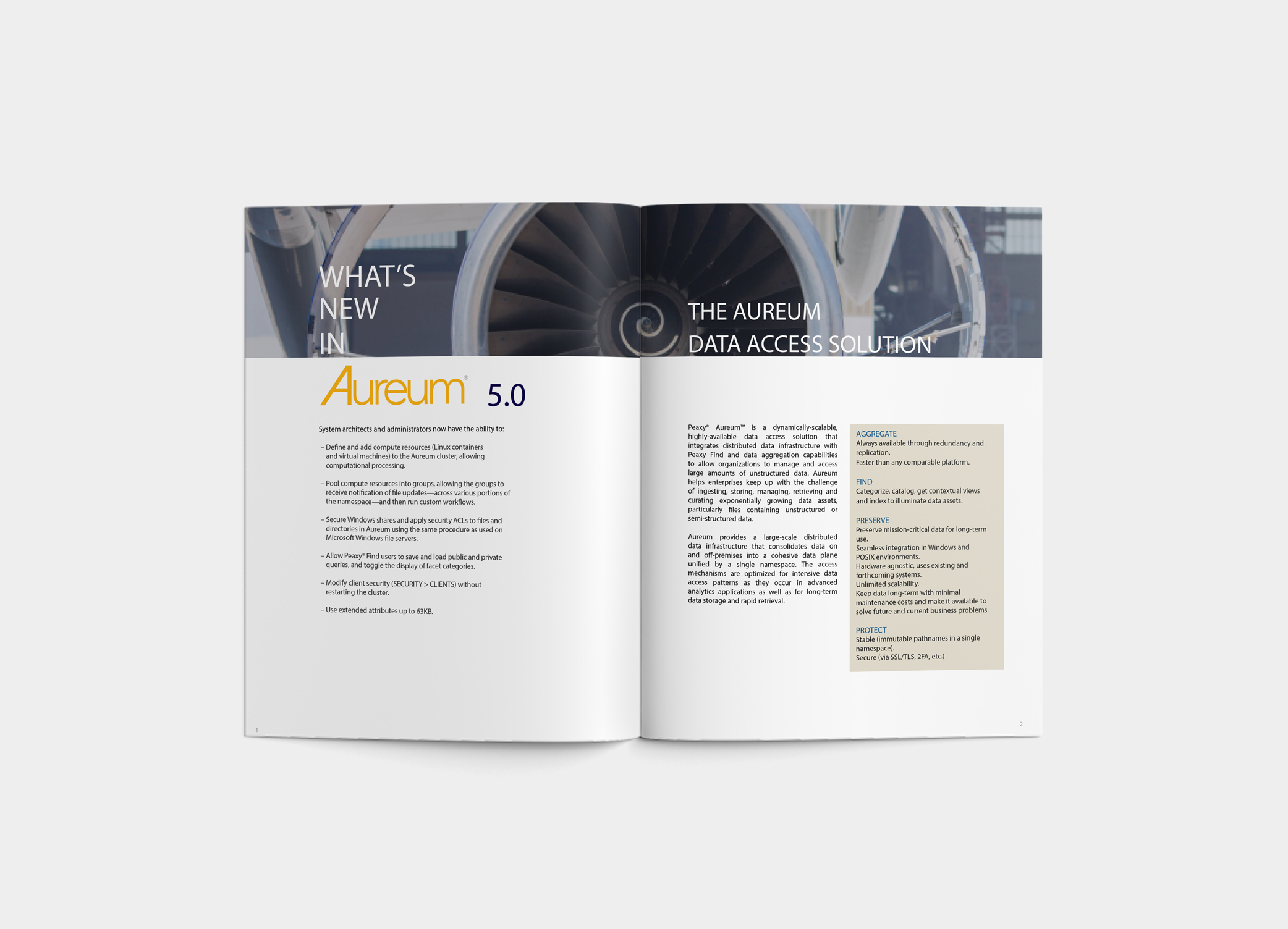 Aureum brochure — design 2