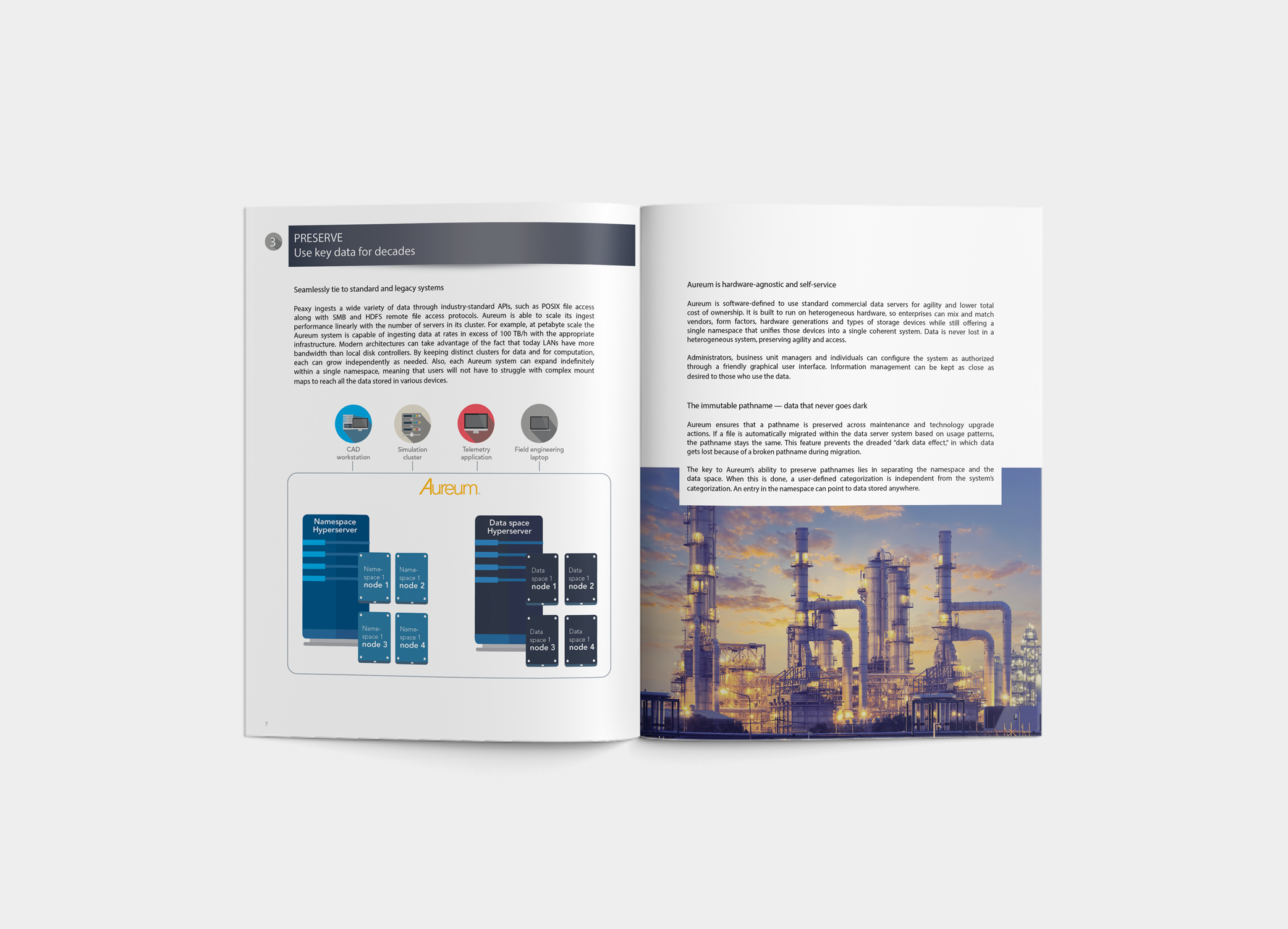 Aureum brochure — design 4