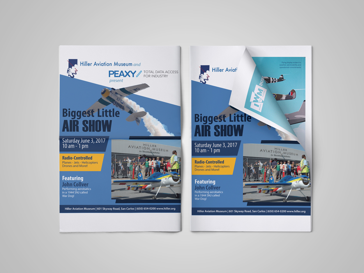 Hiller Aviation campaign — design 3