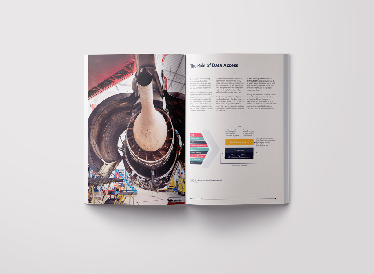 White paper book design — design 4