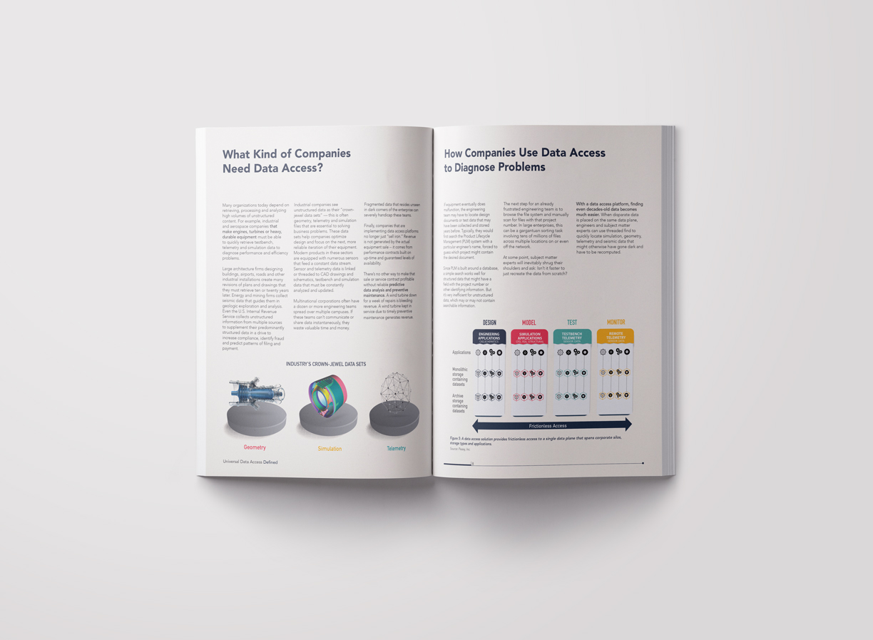 White paper book design — design 3